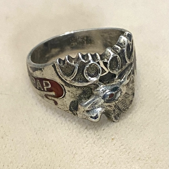 Vintage Sterling Silver Loyal Order Of Moose PAP Ring Size 8.5 - Picture 1 of 10